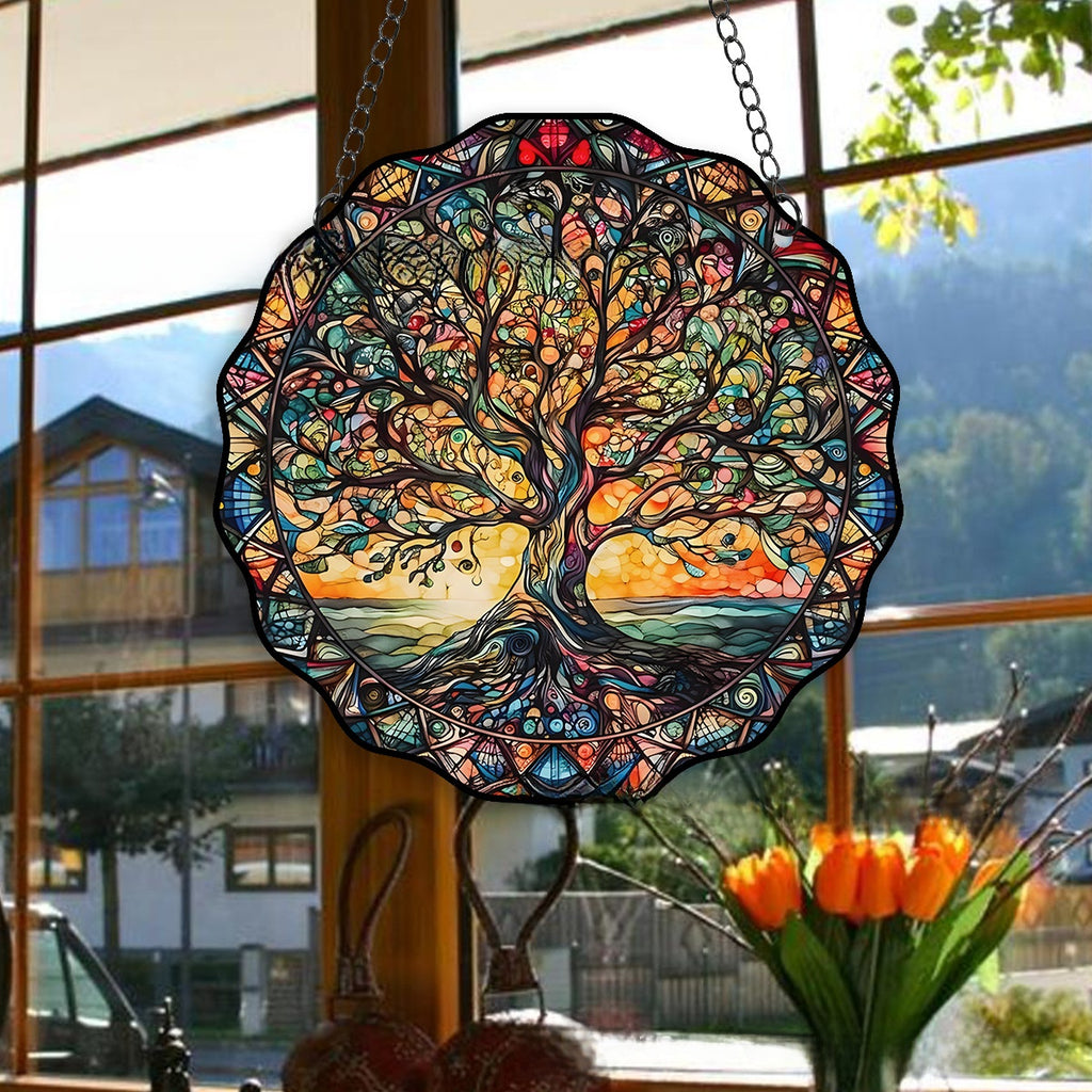 Double-Sided Acrylic Tree of Life Wall Hanging Decoration
